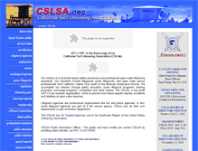 Tablet Screenshot of cslsa.org